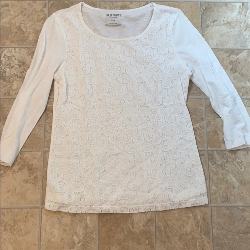 Old Navy White Blouse size Small